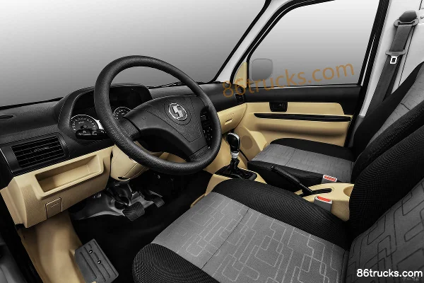 Shaanxi Tongjia Dianniu 2 Zhihui Edition Fengshang 4.03m 100% électrique fourgon fermé 43.56kWh Cabine (2) | 86Trucks