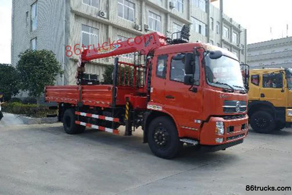 Dongfeng Commercial Vehicle Dongfeng Tianjin Medium Truck truck-mounted crane