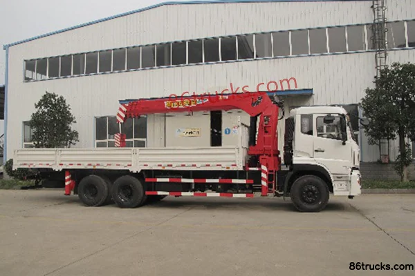 Dongfeng Commercial Vehicle Tianlong 245hp 6X4(10 wheels) 8.4m truck-mounted crane Exterior