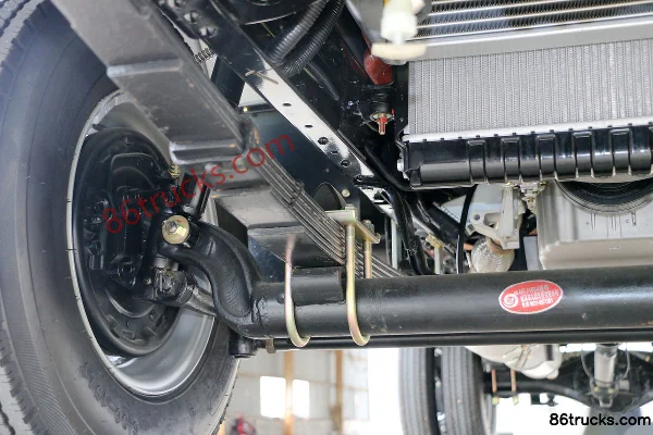 Beiqi Heibao H3 71 ch 4X2(6 roues) diesel camion porteur à ridelles 3,1 m cabine double Châssis (2) | 86Trucks