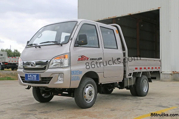 Beiqi Heibao Q7 1.5L 112hp 4X2(6 wheels) Gasoline 2.595m Double-row Flatbed Mini Truck Exterior (3) | 86Trucks