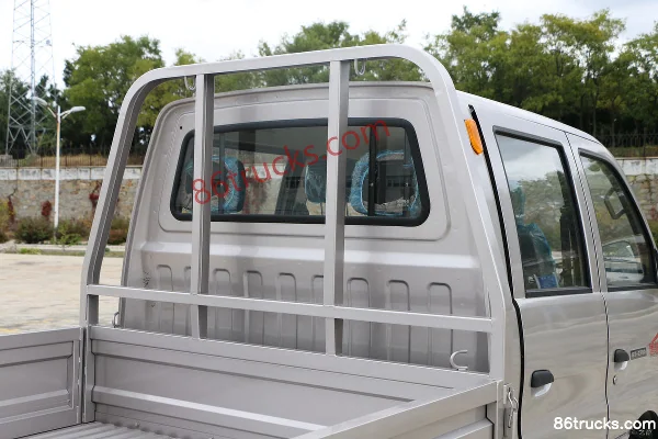 Beiqi Heibao Q7 1.5L 112hp 4X2(6 wheels) Gasoline 2.595m Double-row Flatbed Mini Truck Body (1) | 86Trucks