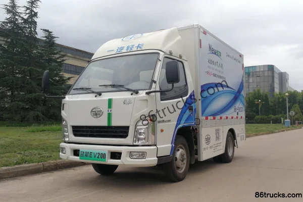 FAW Hongta Lanjian EV200 3.16T 3.02m Single Row Pure Electric Van Light Truck 45.2kWh 4X2(6 wheels) Exterior (3) | 86Trucks