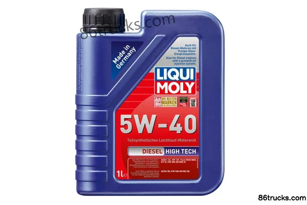 Liqui Moly 5W-40 1L High-Tech Semi-Synthetic Diesel Engine Oil (Item No.: 1331) Exterior