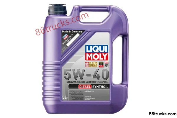 Liqui Moly 5W-40 5L Synthetic Diesel Engine Oil (Item No.: 1341) Exterior
