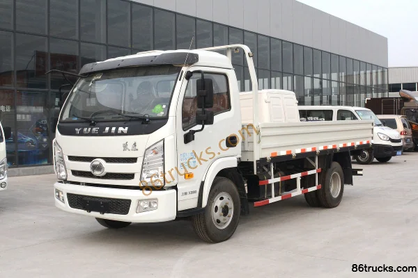 Yuejin Shangjun X100-33 112 hp 4X2(6 wheels) 4.18m single-row flatbed light truck Exterior (3) | 86Trucks