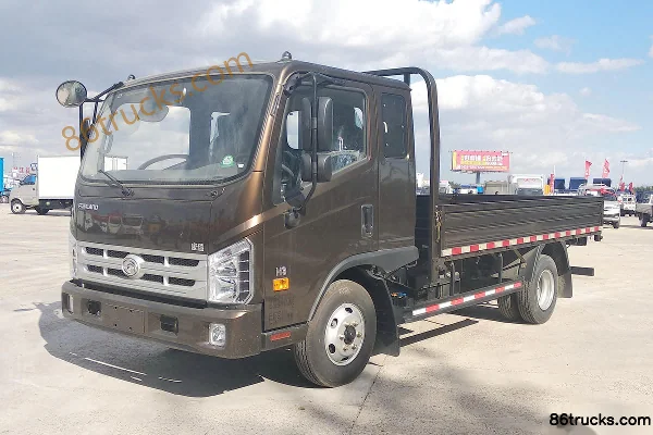 Foton Times H3 129 ch 4X2(6 roues) Camion plateau 3,8 m cabine double Extérieur (3) | 86Trucks