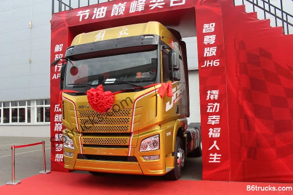FAW Jiefang Qingdao JH6 Heavy Truck Zhizun 550 50th Anniversary Limited Edition 550 hp 6X4(10 wheels) AMT Automatic Tractor Truck Exterior (