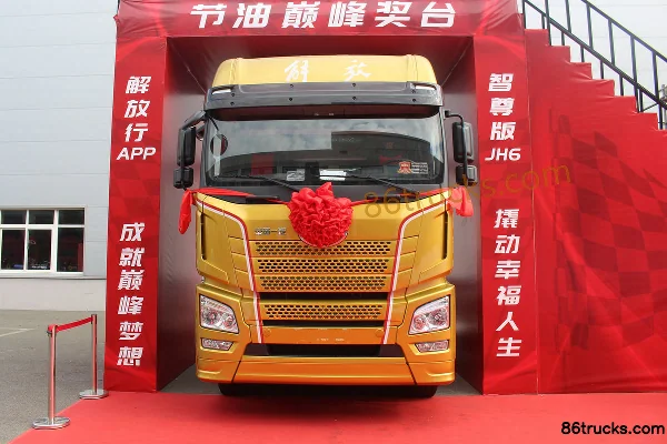 FAW Jiefang Qingdao JH6 Heavy Truck Zhizun 550 50th Anniversary Limited Edition 550 hp 6X4(10 wheels) AMT Automatic Tractor Truck Exterior (