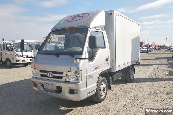 Foton Times Yuling VQ2 87 hp 4X2(6 wheels) Gasoline 3.3m Single Row Van Mini Truck Exterior (2) | 86Trucks