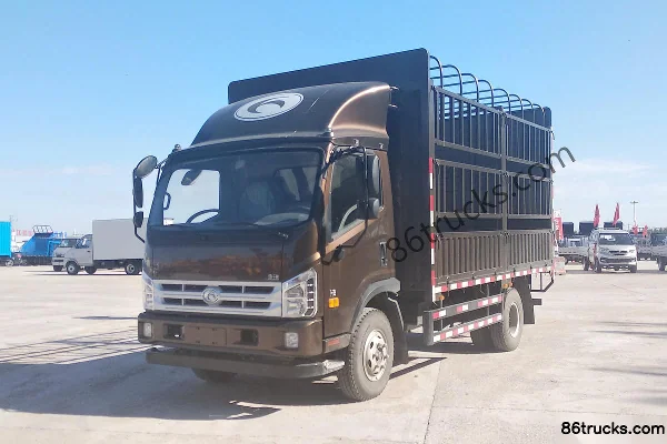 Foton Times H3 124 hp 4X2(6 wheels) 4.18m Single Row Cage Cargo Light Truck Exterior (3) | 86Trucks