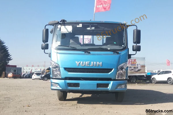 Yuejin Chaoyue C500-33 150 hp 4X2(6 wheels) 4.14m single-row flatbed truck Exterior (2) | 86Trucks