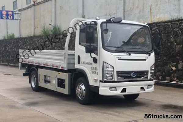 BYD T6 7.49T 4m Single Row Pure Electric Flatbed Light Truck 120.45kWh 4X2(6 wheels) Exterior