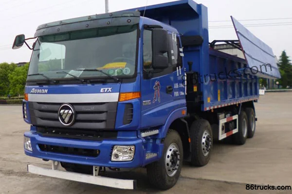 Foton AumanETX 9 Series Heavy Truck 375 hp 8X4(12 wheels) 6.8m Dump Truck Exterior (2) | 86Trucks