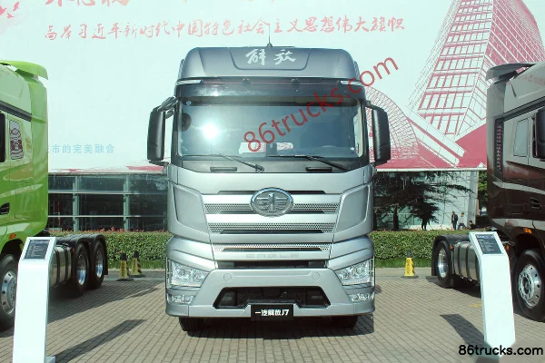 FAW Jiefang J7 Heavy Truck Luxury 550hp 6X2R AMT Automatic Tractor Truck Exterior (2) | 86Trucks