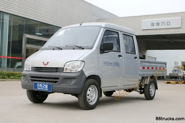 Wuling Zhiguang 1.2L 82 ch 4X2(6 roues) essence 2 m camion plateau double cabine Extérieur (3) | 86Trucks