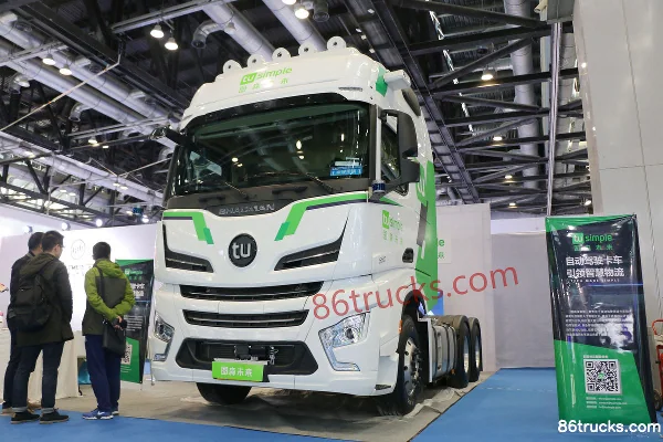 TuSimple 550hp 6X4(10 wheels) Autonomous Tractor Truck Exterior (2) | 86Trucks