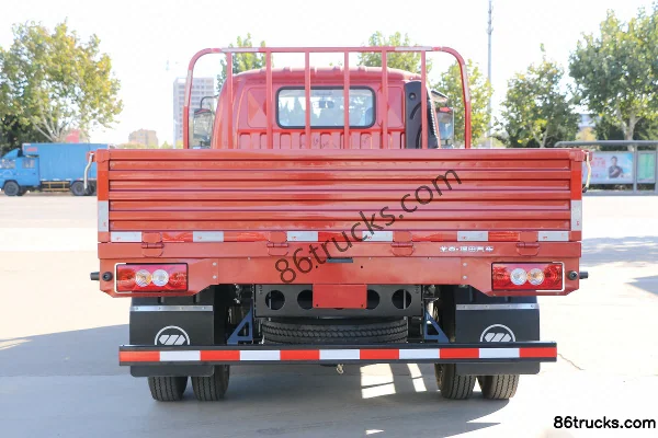 Foton Times M3 130hp 4X2(6 wheels) Half Row Flatbed Light Truck(China VI) Body (3) | 86Trucks