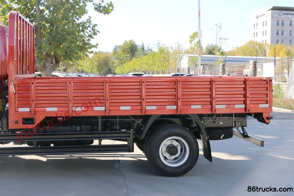 Foton Times M3 130hp 4X2(6 wheels) Half Row Flatbed Light Truck(China VI) Body (2) | 86Trucks