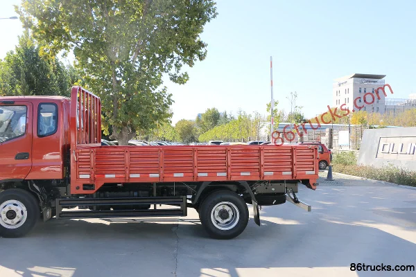 Foton Times M3 130hp 4X2(6 wheels) Half Row Flatbed Light Truck(China VI) Body (1) | 86Trucks