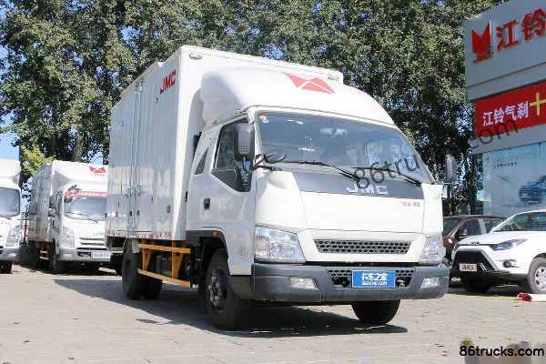 JMC Shunda Wide Body 143hp 4X2(6 wheels) 3.8m Semi-row Van Light Truck (China VI) Exterior