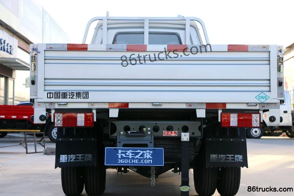 Sinotruk King W1 2.2L 112hp 4X2(6 wheels) Gasoline/CNG 3.1m double-row flatbed micro truck Body (1) | 86Trucks