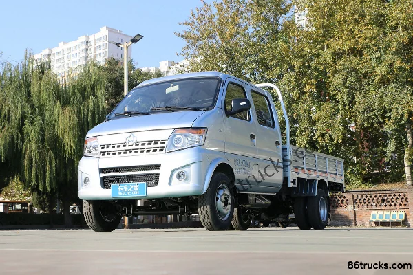 Ankai Shenqi T20L 2018 Standard 1.5L 112hp 4X2(6 wheels) Gasoline 3.01m Double Row Flatbed Mini Truck Exterior (3) | 86Trucks