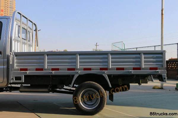 Ankai Shenqi T20L 2018 Standard 1.5L 112hp 4X2(6 wheels) Gasoline 3.01m Double Row Flatbed Mini Truck Body (3) | 86Trucks