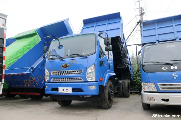 NanJun Ruiji B50Q Deluxe Edition 155hp 4X2(6 wheels) 3.1m Dump Truck (China VI)(NJA3044) Exterior (2) | 86Trucks