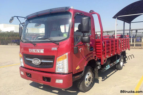 Tangjun Ouling T7 Series Sudakechuang Edition 156 hp 4X2(6 wheels) 4.1m Single Row Flatbed Light Truck (8-speed) Exterior (2) | 86Trucks