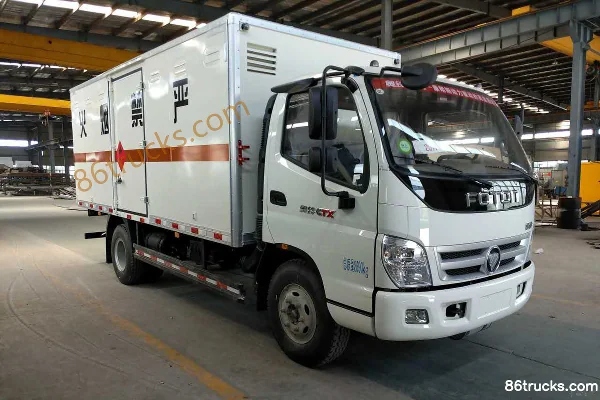 Xiangyang Xinzhongchang Xiangyang Xinzhongchang Foton Chassis Explosives Transport Truck