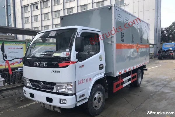 Dongfeng Kaipute K6 102hp 4X2(6 wheels) 4.15m Explosive Material Transport Truck (Zhongchang Brand) Exterior (2) | 86Trucks