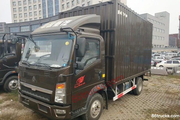Sinotruk HOWO Hanjiang 95hp 4X2(6 wheels) 4.15m Single Row Sales Truck Exterior (2) | 86Trucks