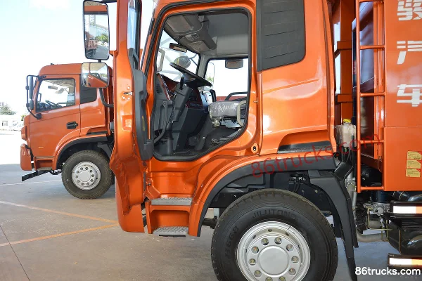 Shijun D750 160hp 4X2(6 wheels) 4.2m dump truck Cab (2) | 86Trucks