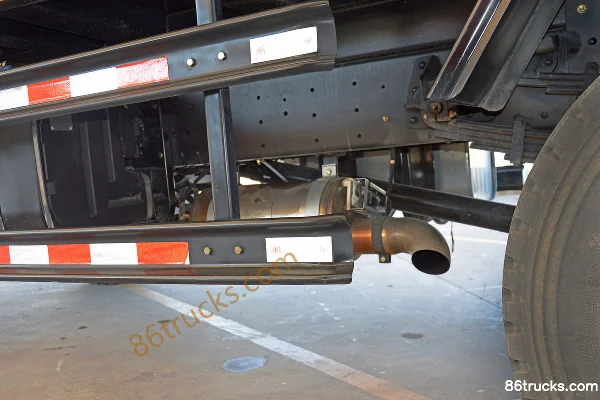 Shijun D750 160hp 4X2(6 wheels) 4.2m dump truck Chassis (3) | 86Trucks