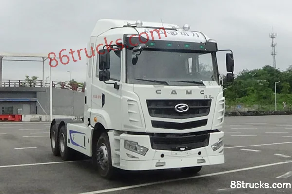 Hualing Hanma H6 Heavy Truck 36.4T 6X4(10 wheels) Pure Electric Tractor Truck 281kWh Exterior