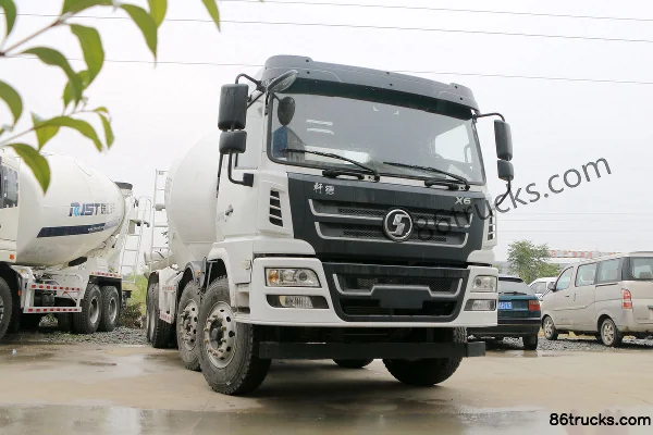 SHACMAN Commercial Vehicle Xuande X6 300hp 8X4(12 wheels) 7.4m³ Concrete Mixer Truck Exterior