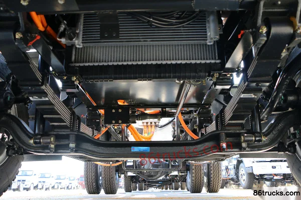 Sanhuan Shitong Chuangke 7.5T 4.1m single-row pure electric refrigerated truck chassis 4X2(6 wheels) (1) | 86Trucks