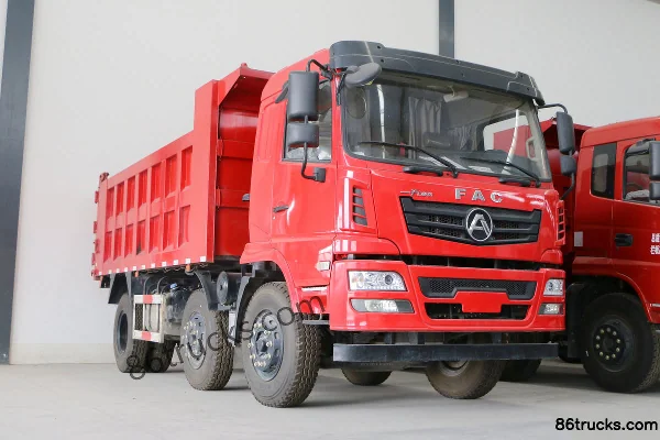 FAW Linghe 180 hp 6X2(8 wheels) 4.8m Dump Truck Exterior (2) | 86Trucks