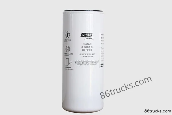 Parker B7482-C oil filter for Dongfeng Tianlong/Renault DCI 11L engine Exterior