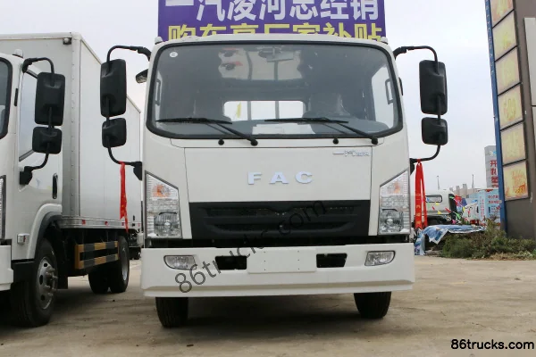 FAW Linghe City Star 87 ch 4X2(6 roues) camion léger à plateau demi-cabine 3,8 m Extérieur (2) | 86Trucks