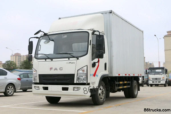 FAW Linghe Dongfang Star 129hp 4X2(6 wheels) 4.12m single-row van truck Exterior (3) | 86Trucks