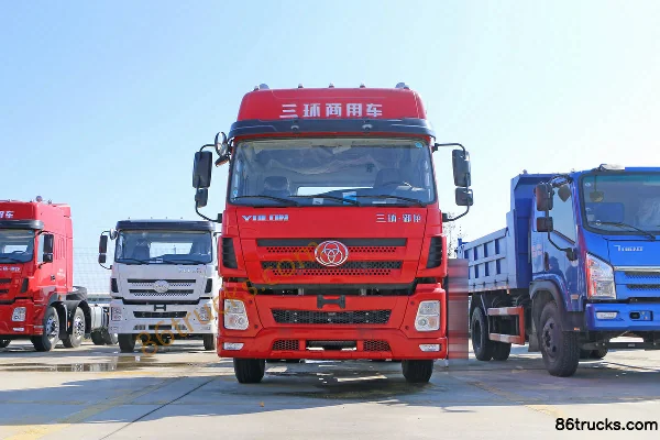 Sanhuan Shitong Yulong Heavy Truck 375 hp 6X4(10 wheels) LNG Tractor Truck Exterior (2) | 86Trucks