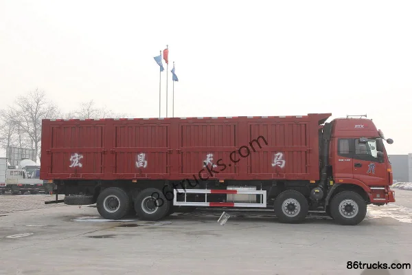 Foton Auman ETX 9 Series Heavy Truck 336 hp 8X4(12 wheels) 7.2m Dump Truck Exterior (3) | 86Trucks