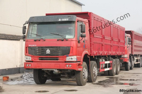 Sinotruk HOWO 375 hp 8X4(12 wheels) 7.6m dump truck (side tipper) Exterior (3) | 86Trucks