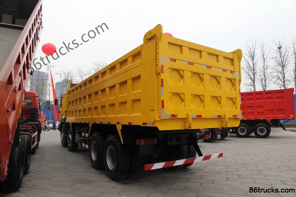Sinotruk Yuanwei Heavy Truck 260hp 8X4(12 wheels) 6.5m Dump Truck Body (1) | 86Trucks