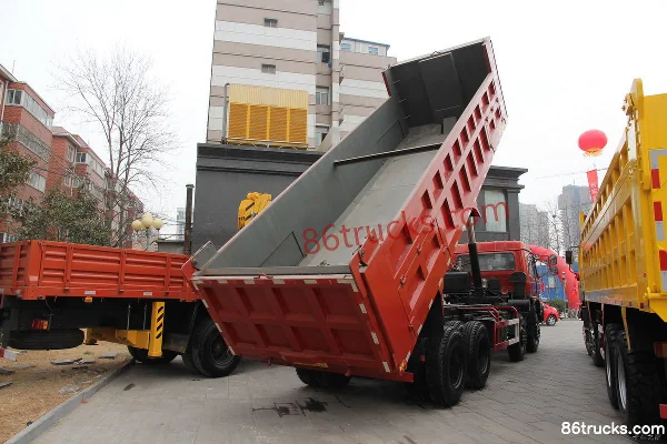 Sinotruk Yuanwei Heavy Truck 280hp 8X4(12 wheels) 7.4m Dump Truck Body (1) | 86Trucks