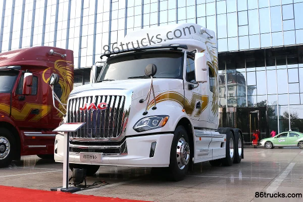 JAC Gallop V7 Heavy Truck 510 hp 6X4(10 wheels) AMT Automatic Long-Head Tractor Truck Exterior (3) | 86Trucks