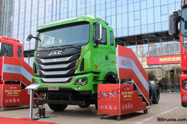 JAC Gallop K5W Heavy Truck 400hp 8X4(12 wheels) Dump Truck Chassis (China VI) Exterior (3) | 86Trucks