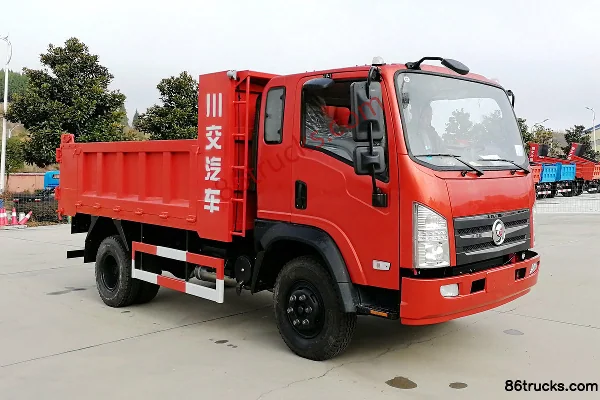 CHUANJIAO Xiaocaishen 129hp 4X2(6 wheels) 3.8m dump truck Exterior